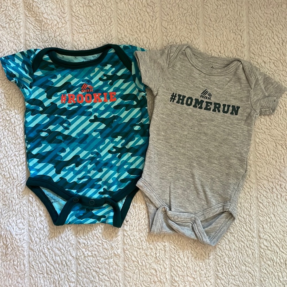 RBX Baby Boy’s Onesies, size 3-6 months